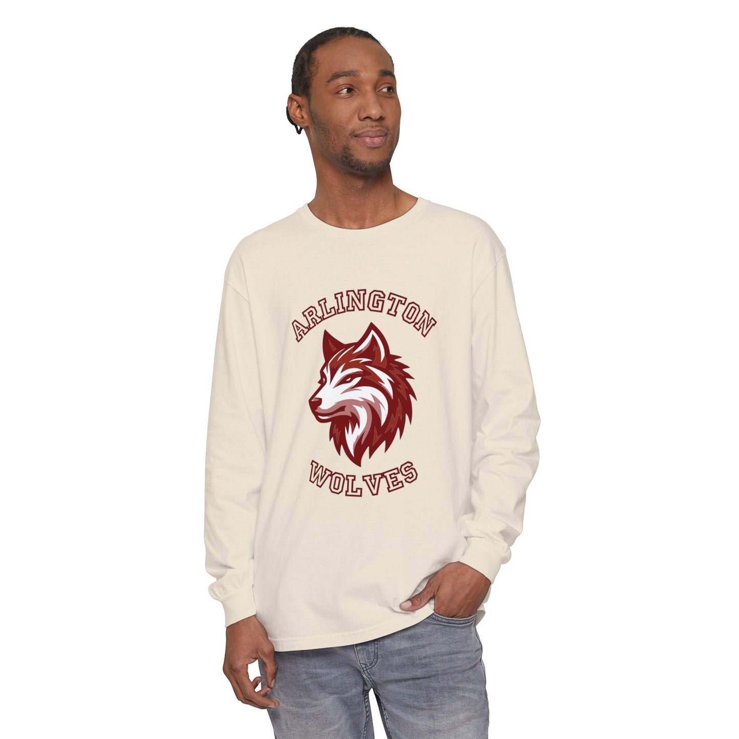 Arlington Wolves Garment-dyed Long Sleeve T-Shirt