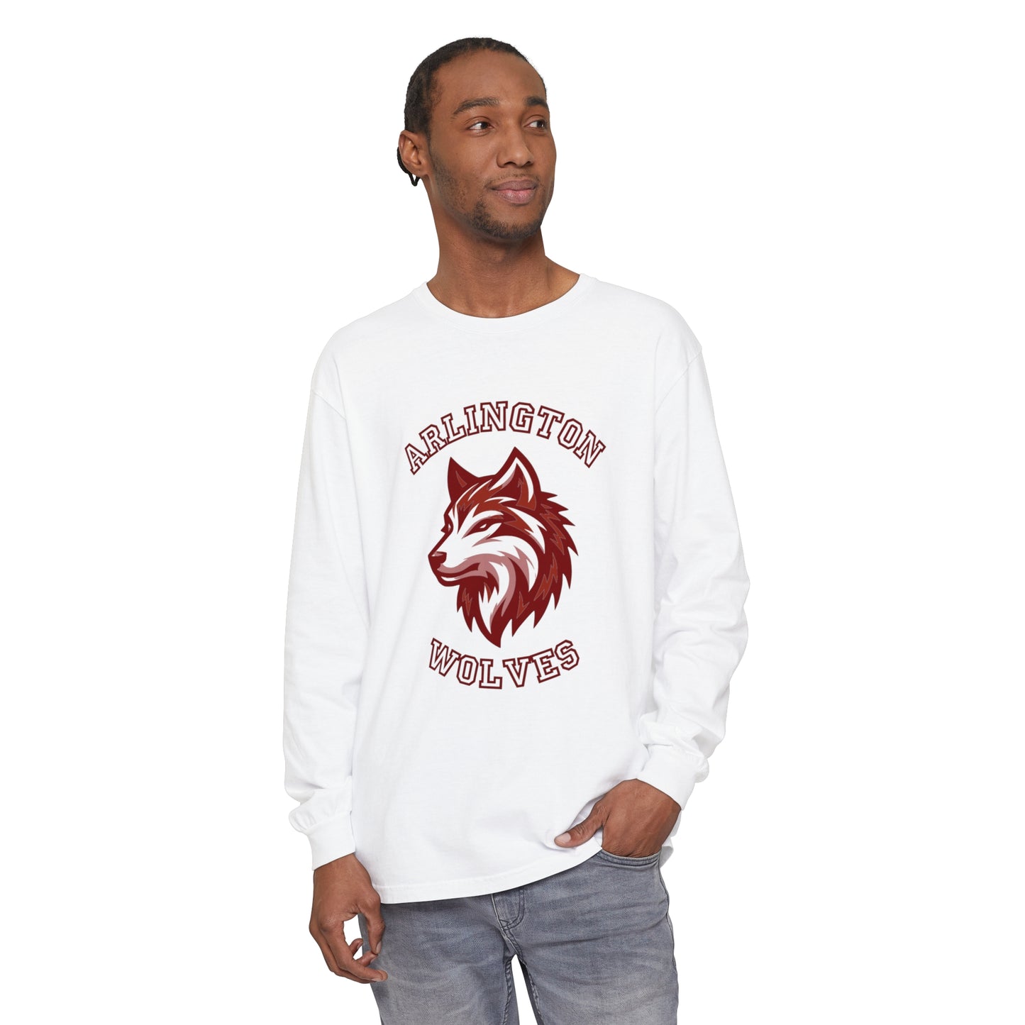 Arlington Wolves Garment-dyed Long Sleeve T-Shirt