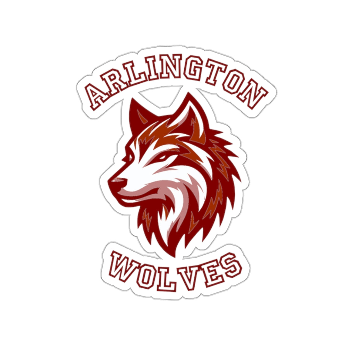 Arlington Wolves Kiss-Cut Stickers