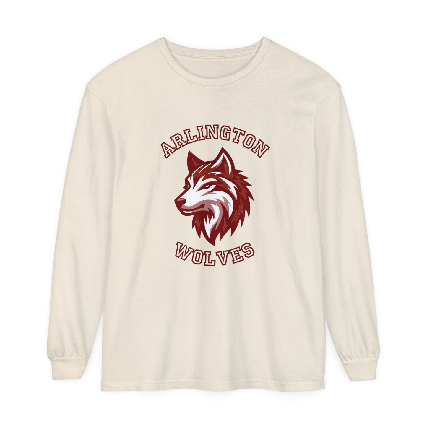 Arlington Wolves Garment-dyed Long Sleeve T-Shirt