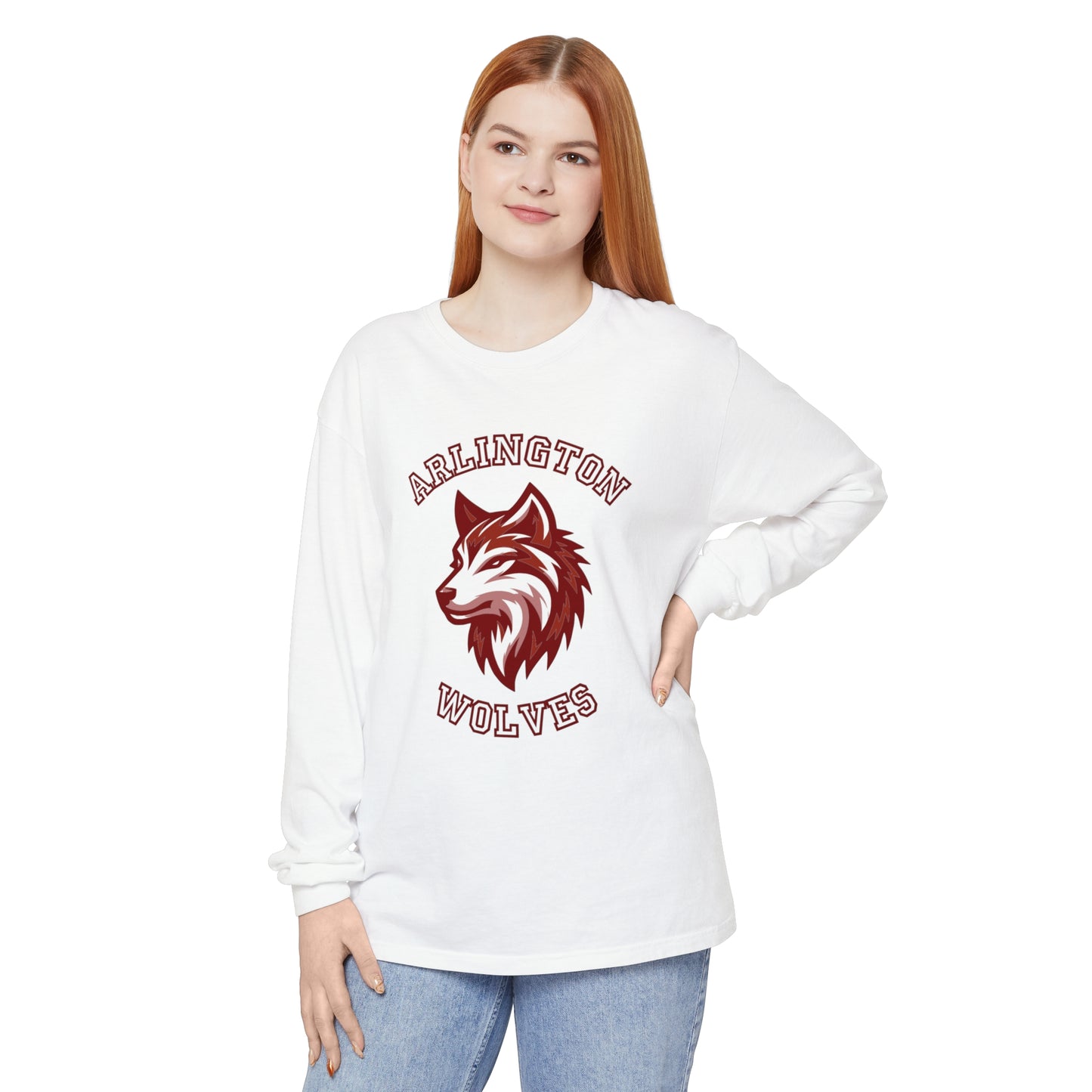 Arlington Wolves Garment-dyed Long Sleeve T-Shirt