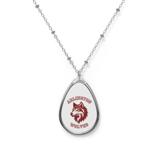 Arlington Wolves Oval Necklace